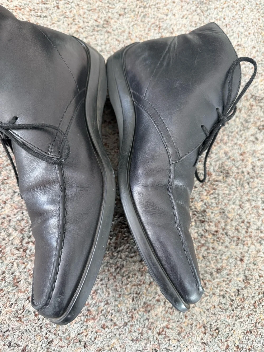 Tods Black Leather Chukka Boots size 8